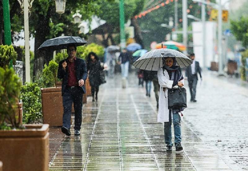 بارش باران و برف در ۲۲ استان / تهران بارانی می‌شود