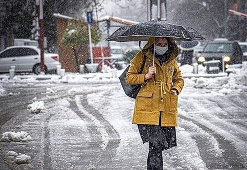 سامانه بارشی فردا وارد کشور می‌شود / آغاز بارش برف و باران در غرب و شمال‌غرب