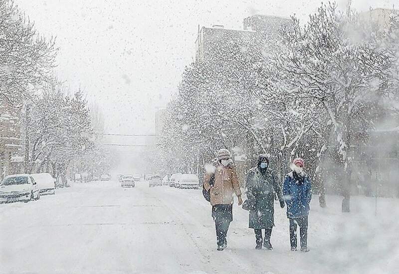 بوران برف و باران شدید در کمین ۱۰ استان / هوای ۳ استان ساحلی طوفانی می‌شود