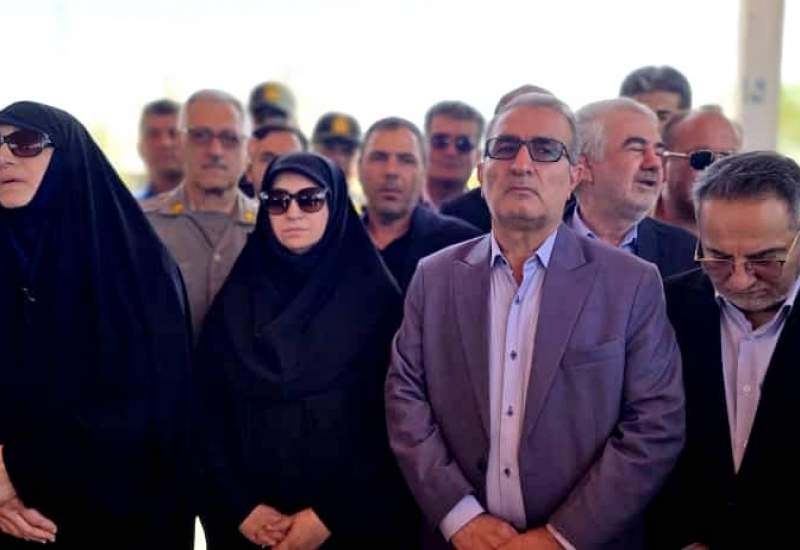 مراسم تشییع شهید دیده‌بان برگزار شد/ درخواست استاندار کهگیلویه و بویراحمد از معاون رئیس جمهور