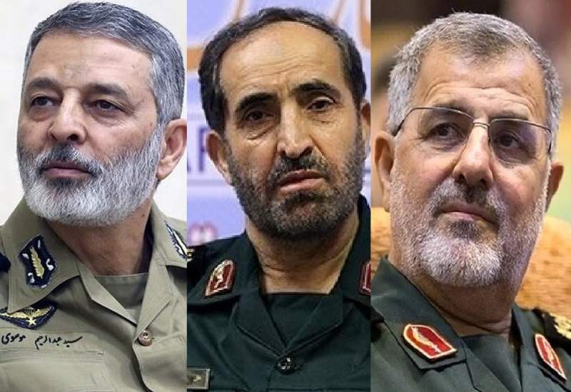 فرمانده جدید سپاه پاسداران انقلاب اسلامی، رئیس جدید ستاد کل نیروهای مسلح و جانشین سرلشکر رشید منصوب شدند + متن و تصاویر