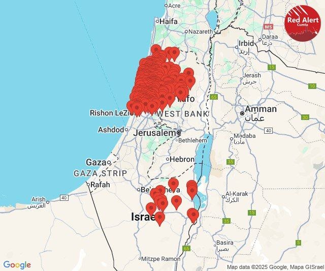 صدور هشدارهای جدید در مناطق مختلف سرزمینهای اشغالی از جمله تلآویو