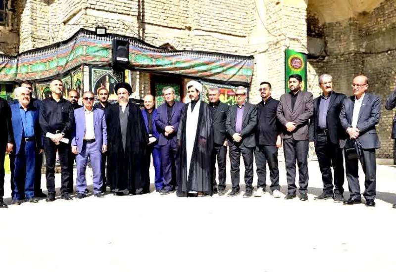 حضور استاندار کهگیلویه و بویراحمد در مرقد مطهر امامزاده شاه‌قاسم (ع)