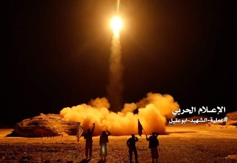 حمله موشکی یمن به تل‌آویو