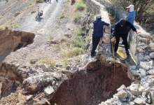 خسارات زلزله به زیرساخت های روستای کوخدان شهرستان دنا + تصاویر  