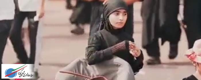 فیلم | دختر گچسارانی، با نقش‌آفرینی در مسیر پیاده‌روی کربلا به حمایت از کودکان غزه می‌پردازد  