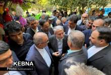 تصاویر | وزیر میراث‌فرهنگی در چشمه بلقیس چرام  