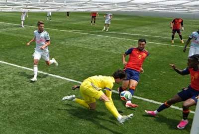 اسپانیا 2-1 بلژیک | میکل مرینو مثل یک فرشته  <img src="/images/video_icon.png" width="11" height="10" border="0" align="top">