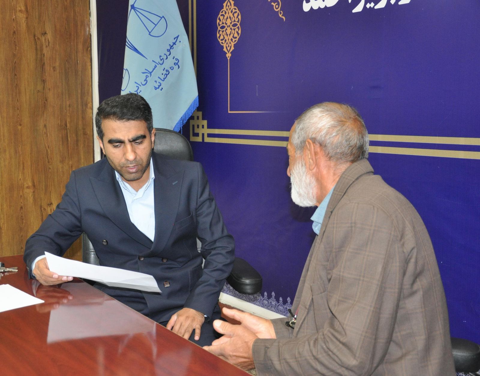 دیدار مردمی دادستان یاسوج مرکز استام کهگیلویه و بویراحمد
