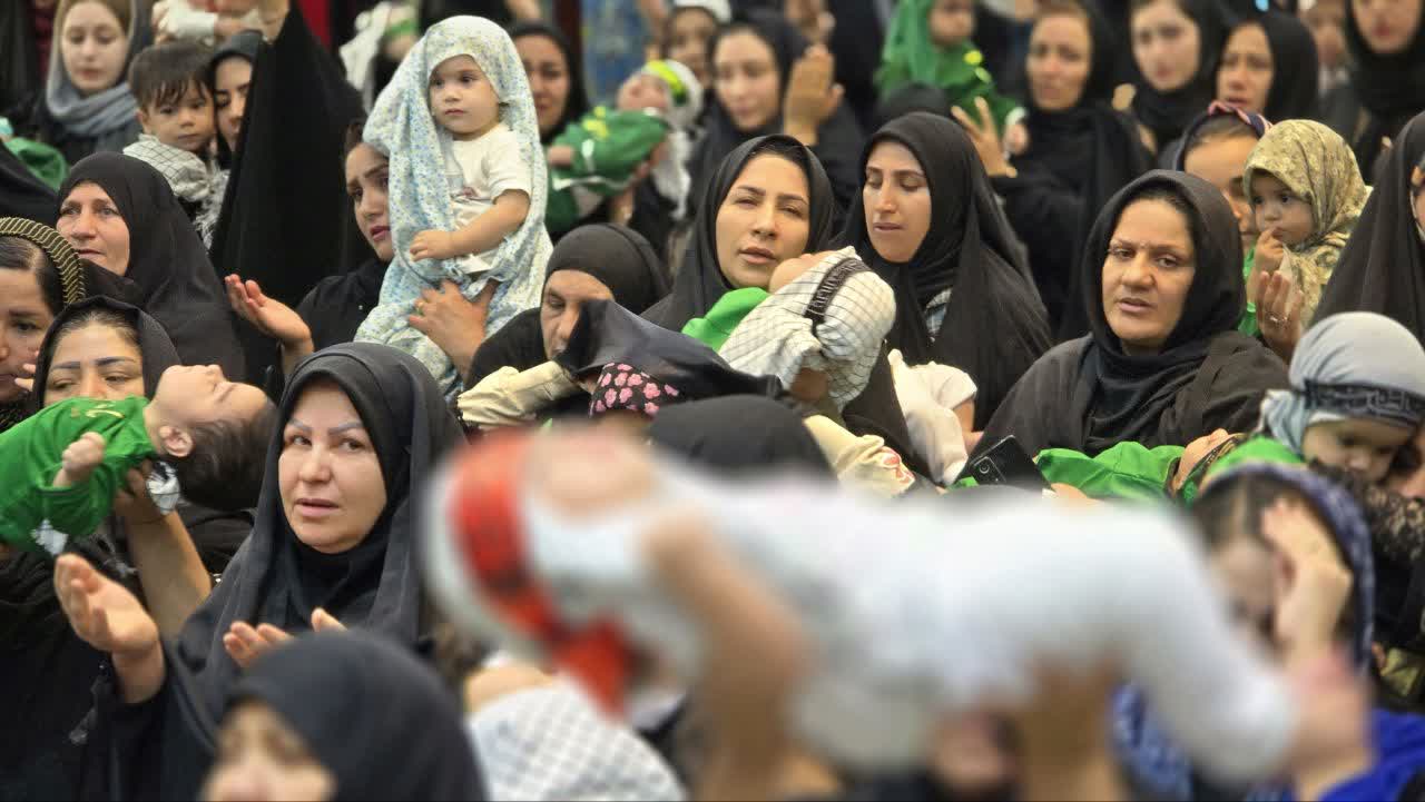 فیلم و تصاویر | مراسم شیرخوارگان حسینی در یاسوج برگزار شد
